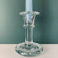 Holmegaard Adonis Vintage Danish Clear Glass Candle Holder