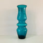 Ryd Swedish Turquoise Blue Glass Bud Vase 1960s 1970s Vintage Retro Scandinavian