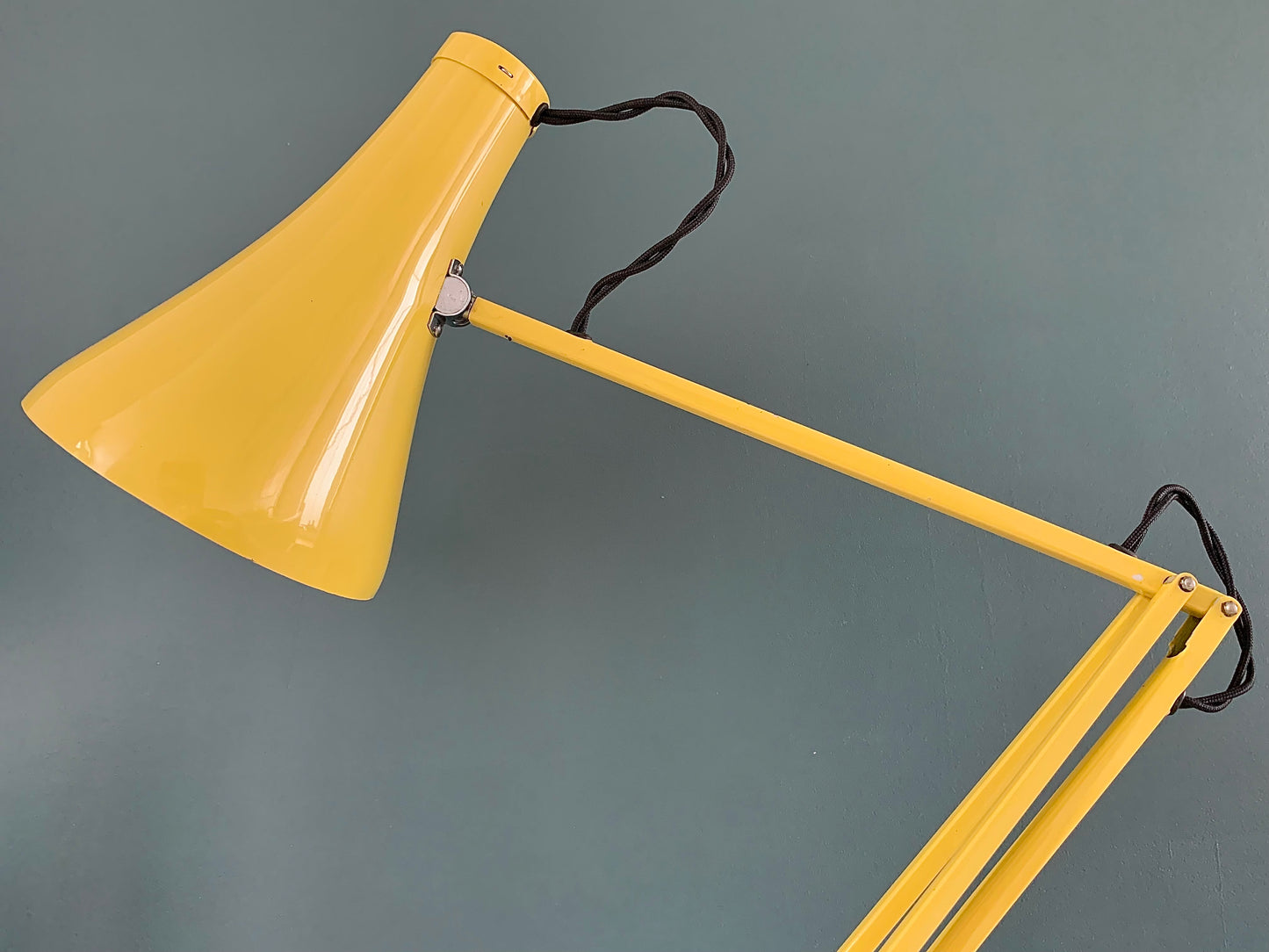 RARE Vintage Yellow Anglepoise Desk Office Lamp 1960s 1970s British Design