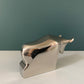 Dansk Designs Boxed Silver Plated Bull Paperweight Danish Swedish Vintage Office Work Gifts Presents