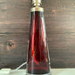 LARGE Orrefors Ruby Red Swedish Crystal Glass 1960s Table Lamp Carl Fagerlund Design