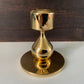Asmussen 1 Drop Danish Gold Plated Candle Stick Holder 1970s Hamlet