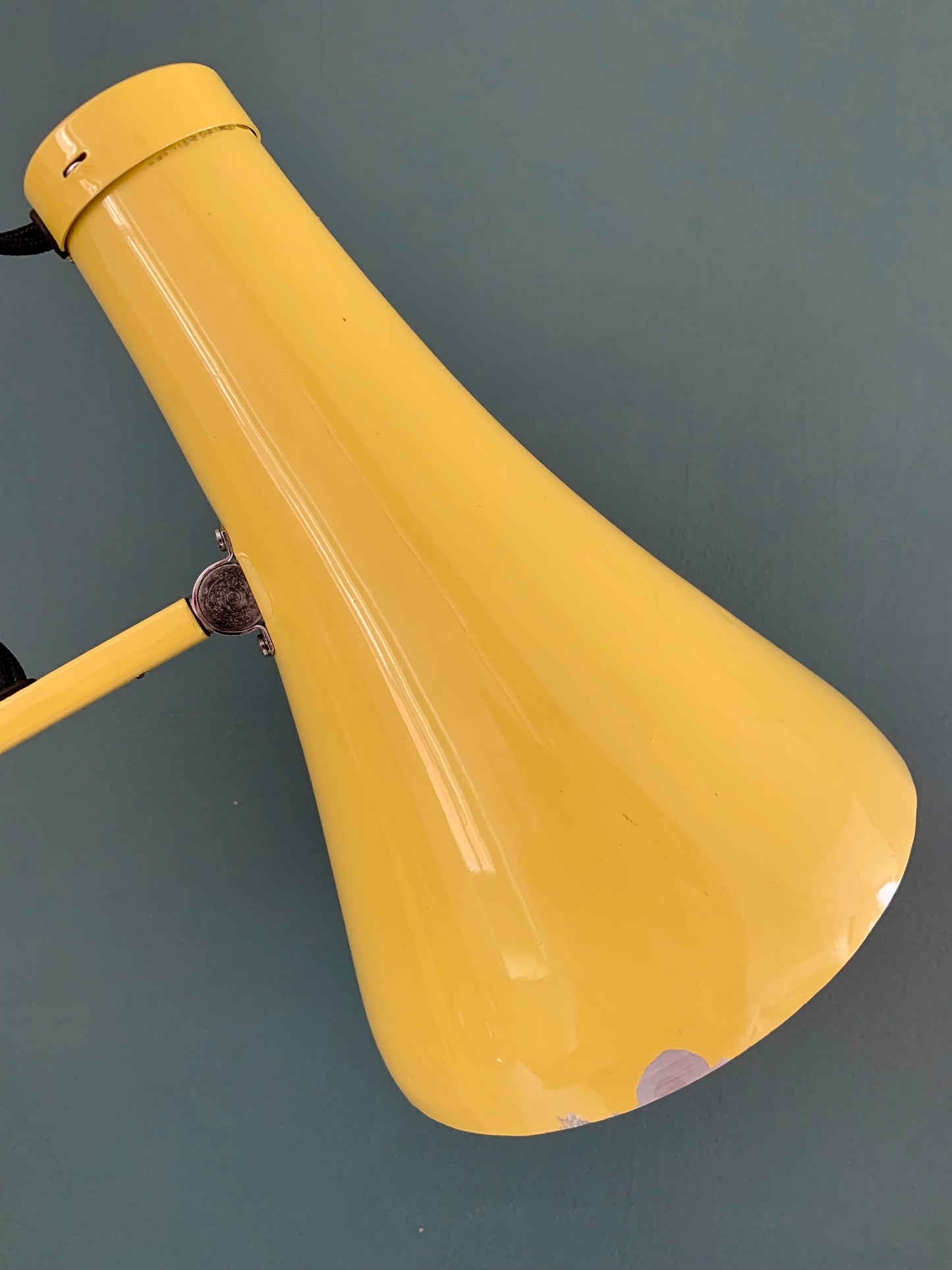 RARE Vintage Yellow Anglepoise Desk Office Lamp 1960s 1970s British Design