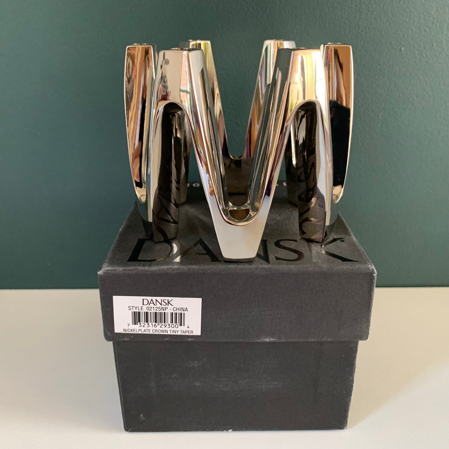 Vintage Danish Candle Crown Quistgaard Retro 1950s 1960s Scandinavian