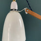 British 1970s White Maclamp Desk Lamp Retro Conran Design