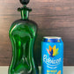 Vintage Holmegaard Danish Kluk Green Glass Decanter Glug Bottle Carafe Gifts