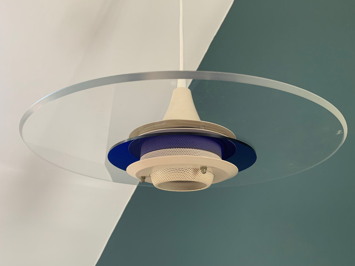 Mid Century Danish Ceiling Pendant Lamp Space Age Retro Scandinavian