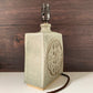 Mid Century Cornish Pottery British Troika Style Ceramic Table Lamp