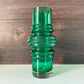 Riihimaki Green Glass Vase Tulppaani Tamara Aladin Vintage 1970s Space Age Sputnik