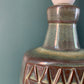 Mid Century Soholm Pottery Blue Green Danish Table Lamp 1960s Retro Scandinavian 1036