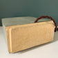 Mid Century Cornish Pottery British Troika Style Ceramic Table Lamp