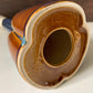 Soholm Pottery Blue Amber Danish Table Lamp Vintage 1960s Retro 940