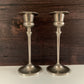 Antique/Vintage English Silver Candle Sticks British Victorian