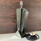 Vintage Art Deco Style Mirror Glass Table Lamp 1980s