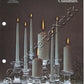 Holmegaard Adonis Vintage Danish Clear Glass Candle Holder
