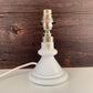 Vintage Holmegaard Royal Copenhagen Carine Danish White Glass Table Lamp