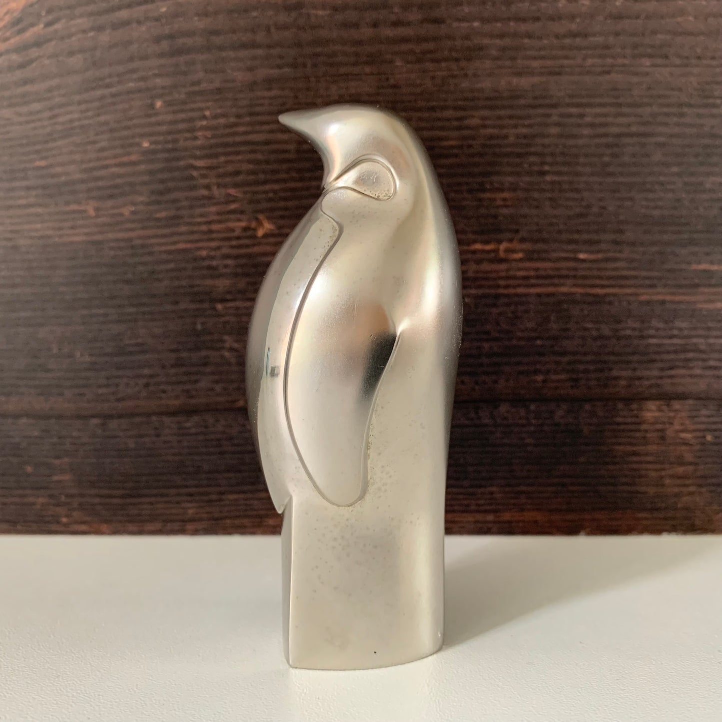 Dansk Designs Silver Penguin Paperweight Danish Swedish Home Office Work Gift Present R