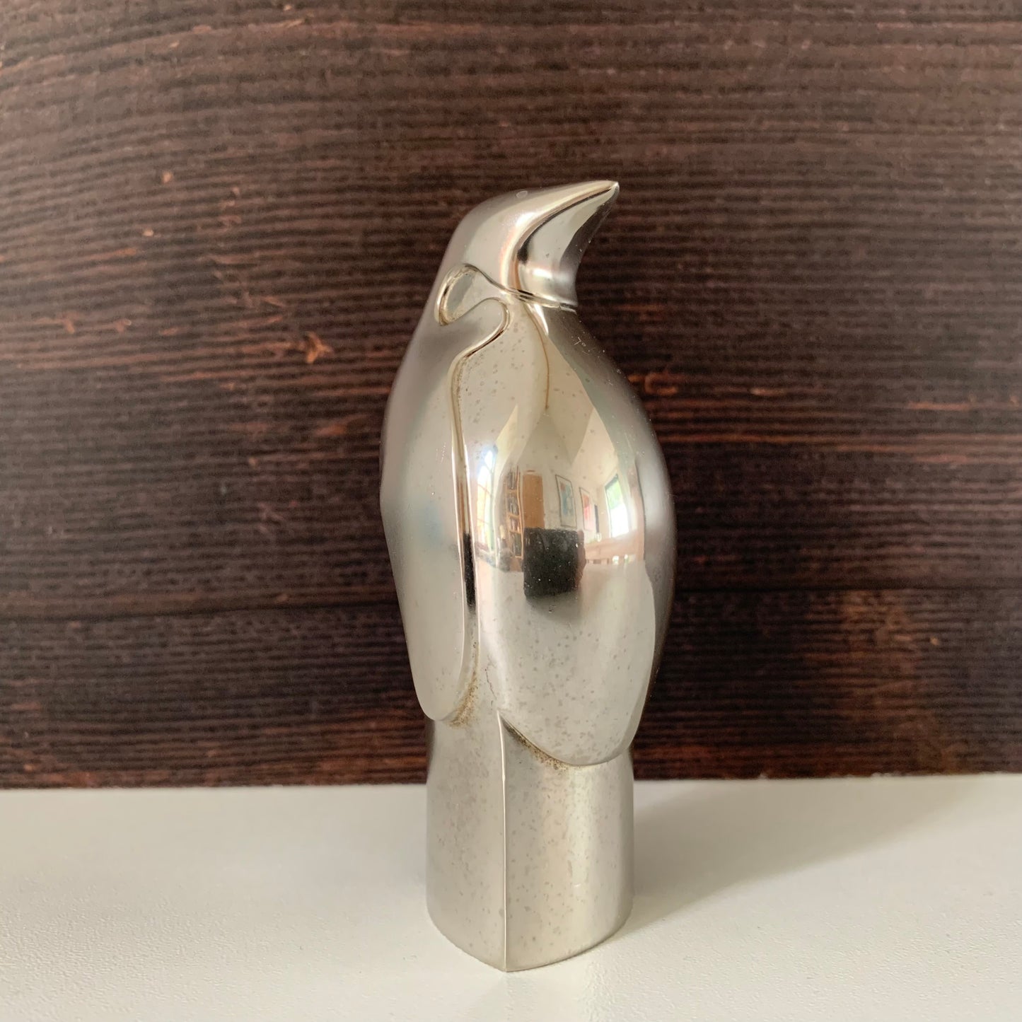 Dansk Designs Silver Penguin Paperweight Danish Swedish Home Office Work Gift Present R