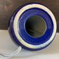 Soholm Danish Blue Table Lamp 1960s Pottery Scandi Bedside Light 3323