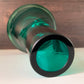 Riihimaki Turquoise Glass Vase Finnish 1379 1960s 1970s Rocket Atomic