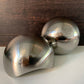 Georg Jensen Bloom Steel Tealight Candle Holders (Pair) Danish Design