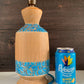 Bitossi Rimini Blue Pottery Table Lamp Ceramic 1960s 1970s Turquoise