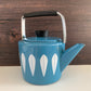 Cathrine Holm Blue Lotus Kettle 1960s Norwegian Scandinavian Scandi Style Design