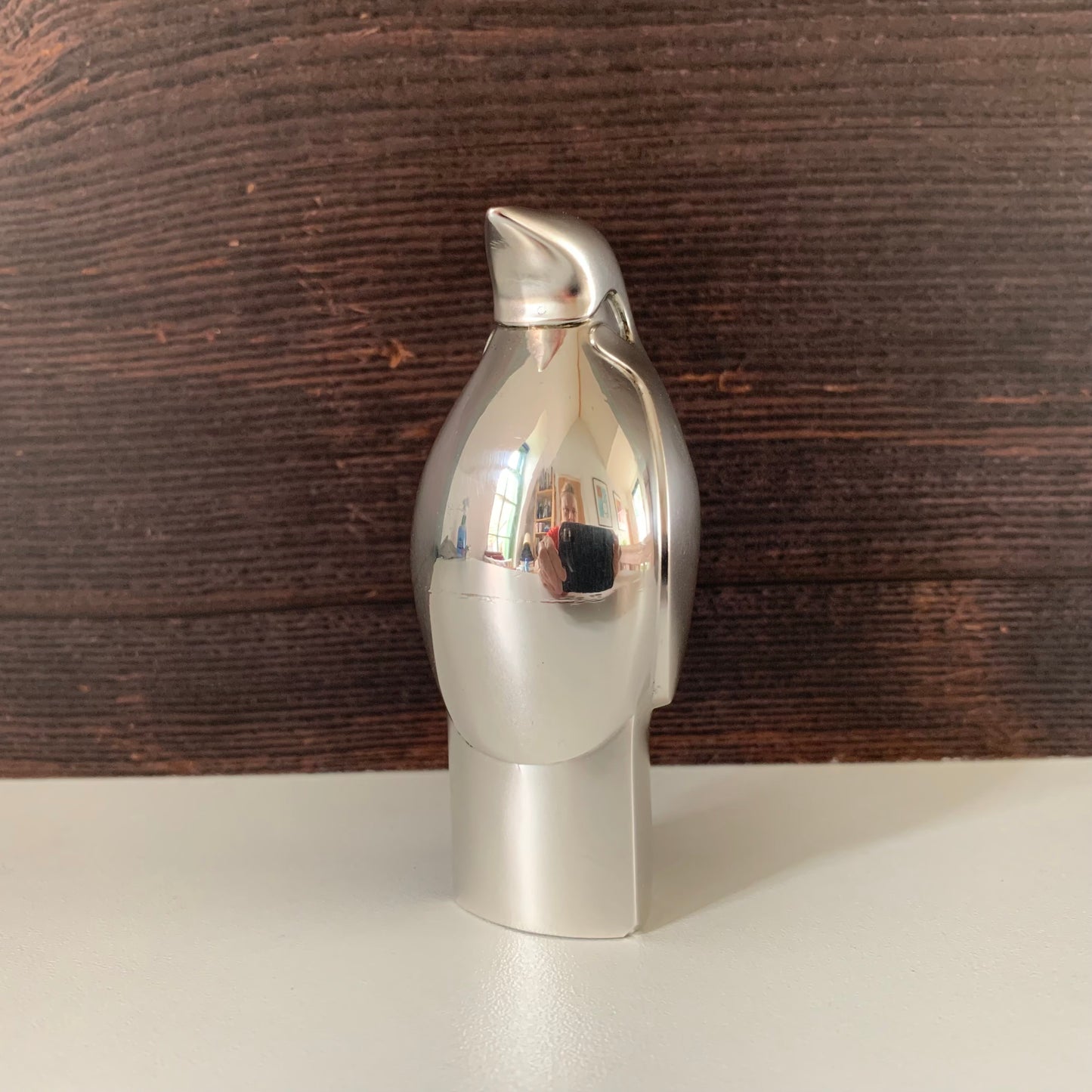Dansk Designs Silver Penguin Paperweight Danish Swedish Home Office Work Gift Present
