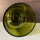 Riihimaki Olive Green Glass Vase 1960s 1970s 1472 Khaki Avocado Style Finnish Retro