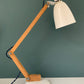 British 1970s White Maclamp Desk Lamp Retro Conran Design