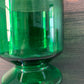 Riihimaki Emerald Green Glass Vase Tamara Aladin 1472 Vintage 1960s 1970s Scandinavian Finnish Retro