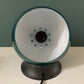 Swedish Metallic Green Ball Table Lamp 1970s Retro Light Atomic Era Frandsen