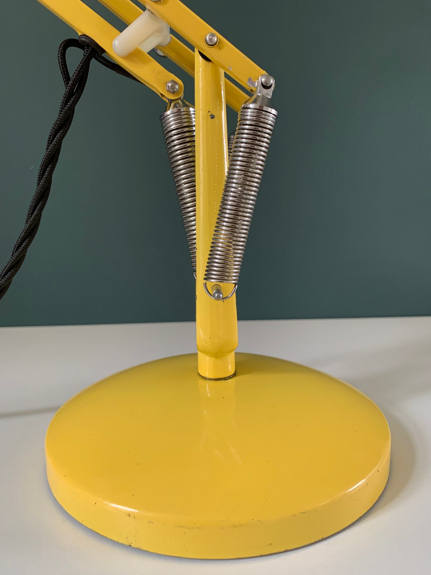 RARE Vintage Yellow Anglepoise Desk Office Lamp 1960s 1970s British Design