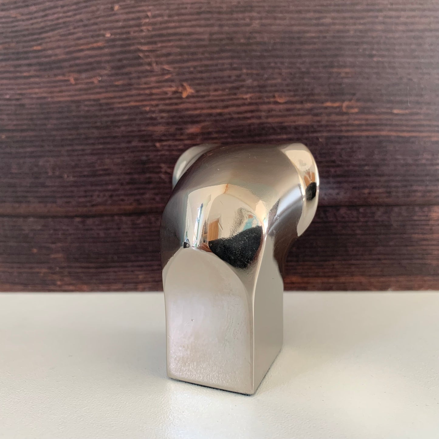 Boxed Dansk Designs Silver Elephant Paperweight Danish Swedish Vintage Home Office Gifts Presents