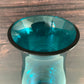 Ryd Swedish Turquoise Blue Glass Bud Vase 1960s 1970s Vintage Retro Scandinavian