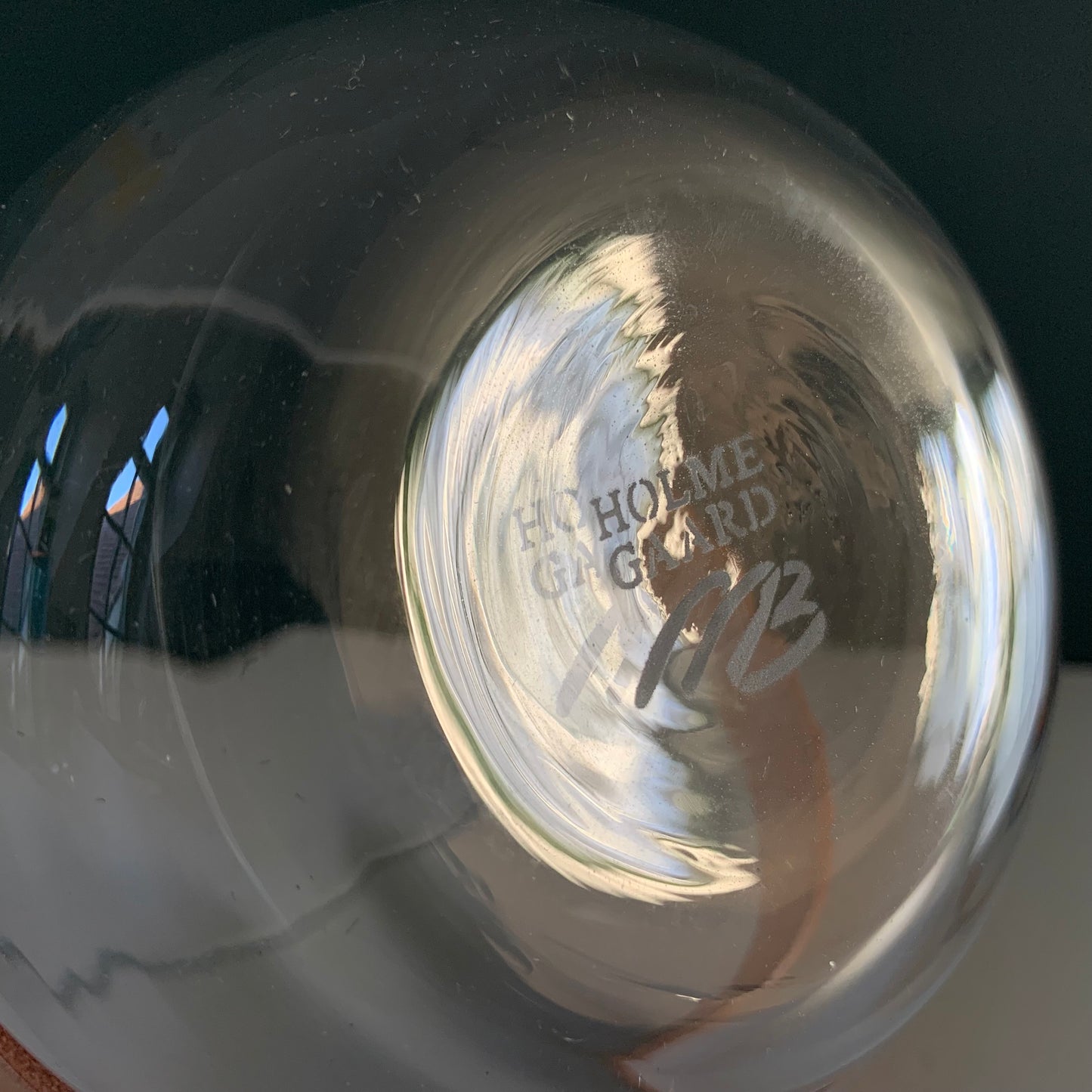 Holmegaard Danish Design With Light Glass Dish