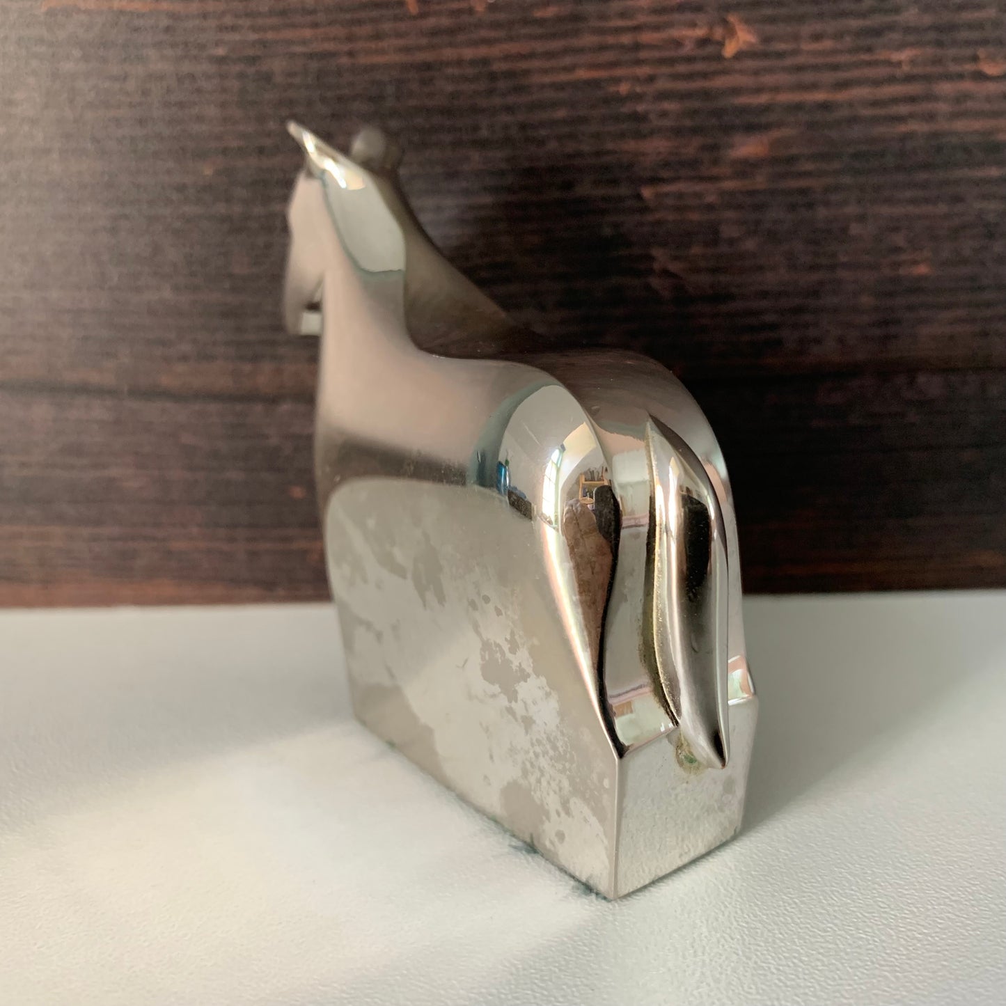 Vintage Dansk Silver Horse Paperweight Boxed Danish Designs Gifts