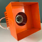 Vintage Danish Finnerup Orange Spot Light Ceiling Wall Lamp Industrial Design