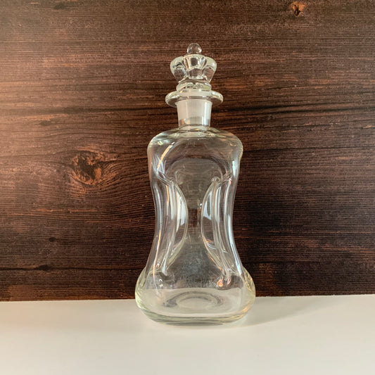 Vintage Holmegaard Danish Kluk ‘King’ Glass Decanter Glug Bottle Carafe Gifts