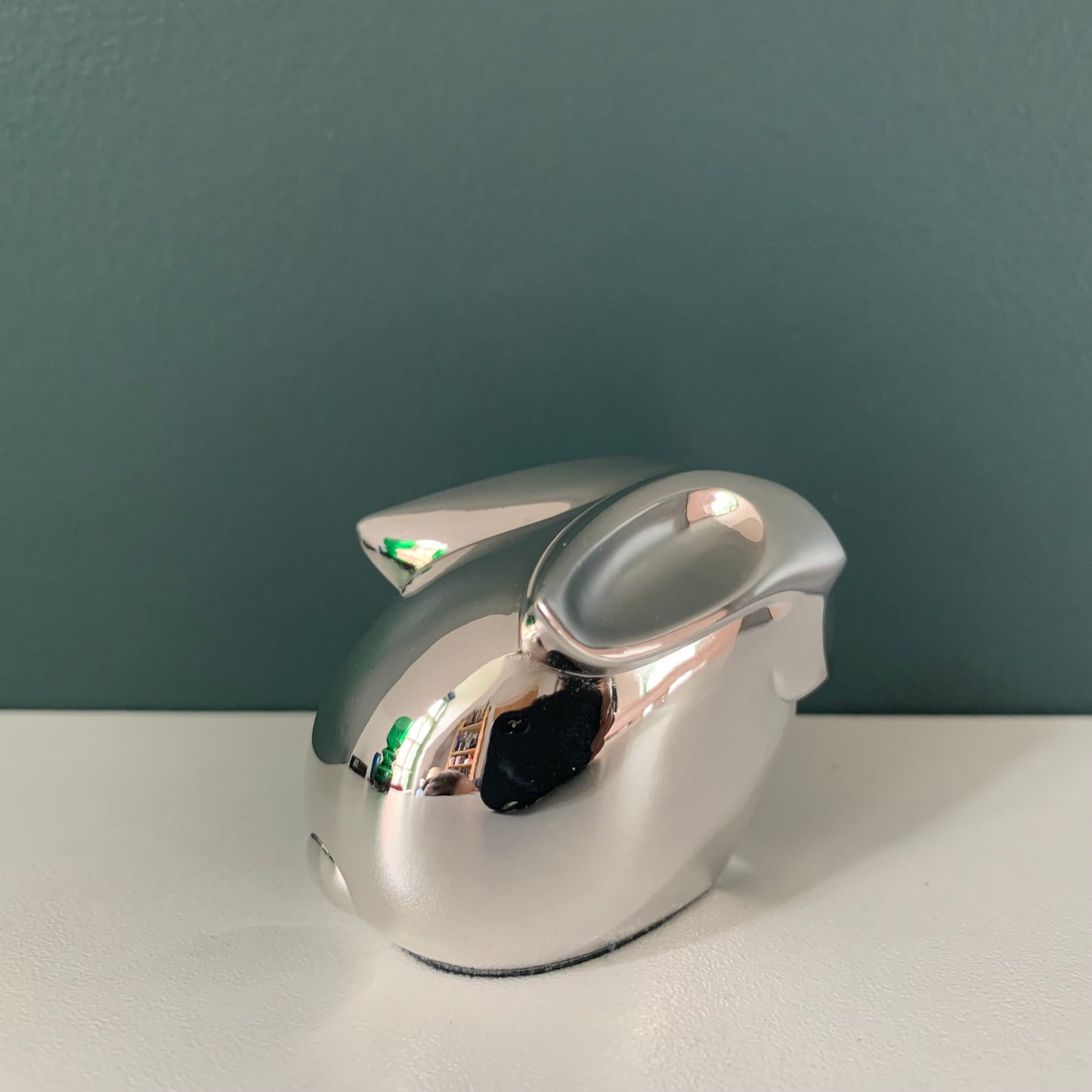 Boxed Dansk Designs Silver Bunny Rabbit Paperweight Danish Swedish Gifts Office Work Job Presents