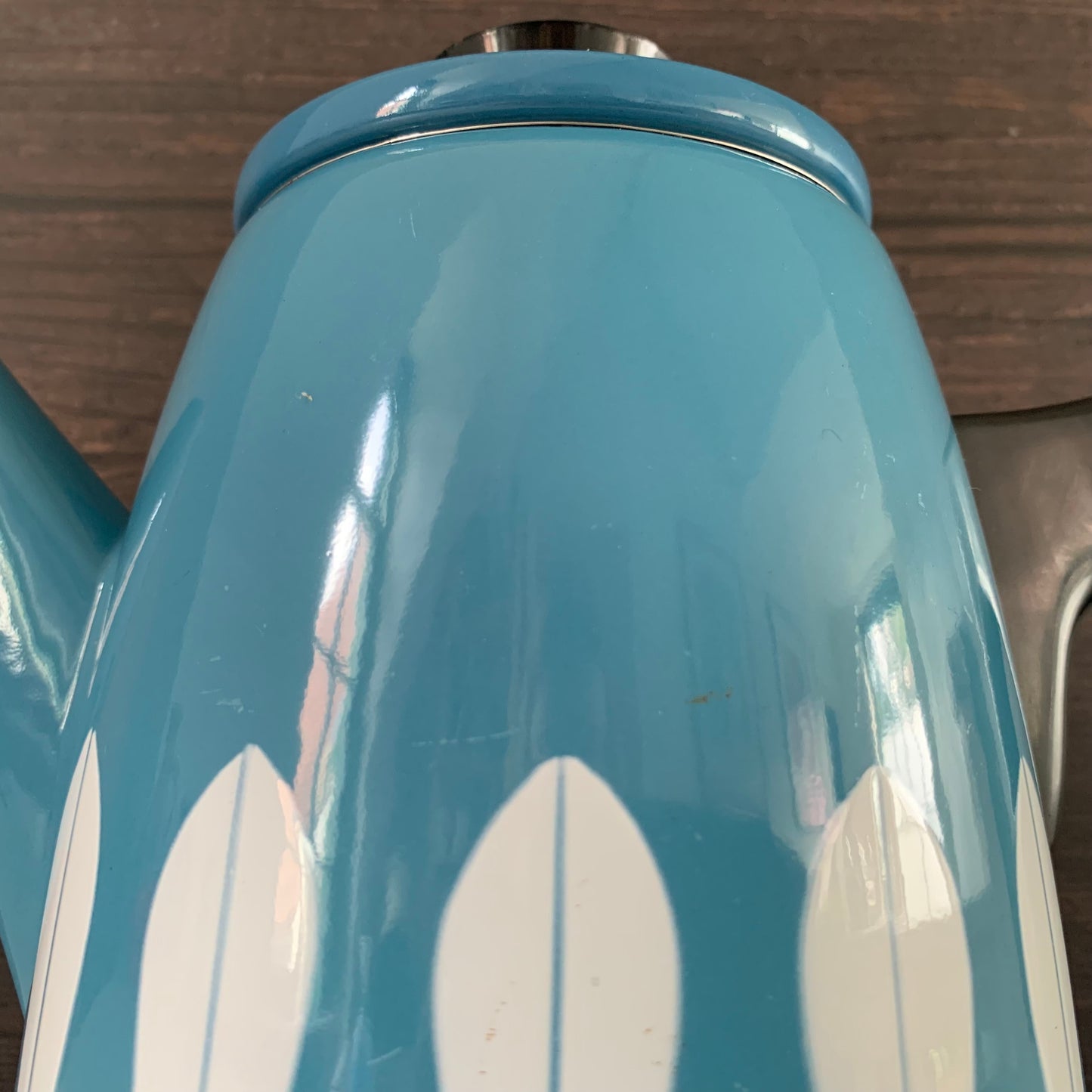 Cathrine Holm Blue Lotus Tea Coffee Pot 1960s Norwegian Scandinavian Scandi Style Design