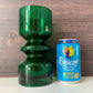 Riihimaki Emerald Green Glass Vase Tamara Aladin 1472 Vintage 1960s 1970s Scandinavian Finnish Retro