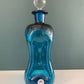 Holmegaard Danish Kluk Glug Teal Blue Glass Bottle Gifts Turquoise