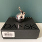 Dansk Silver Bunny Rabbit Paperweight Boxed Danish Designs Gifts Office Work Job Presents Retro