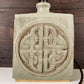 Mid Century Cornish Pottery British Troika Style Ceramic Table Lamp