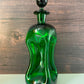 Vintage Holmegaard Danish Kluk Green Glass Decanter Glug Bottle Carafe Gifts