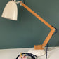 British 1970s White Maclamp Desk Lamp Retro Conran Design