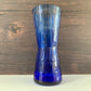 Alsterfors Swedish Blue Glass Vase 1960s 1970s Vintage Retro Scandinavian