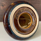 Soholm Pottery Amber Blue Danish Table Lamp Vintage 1960s Retro 1015