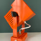 Vintage Danish Finnerup Orange Spot Light Ceiling Wall Lamp Industrial Design